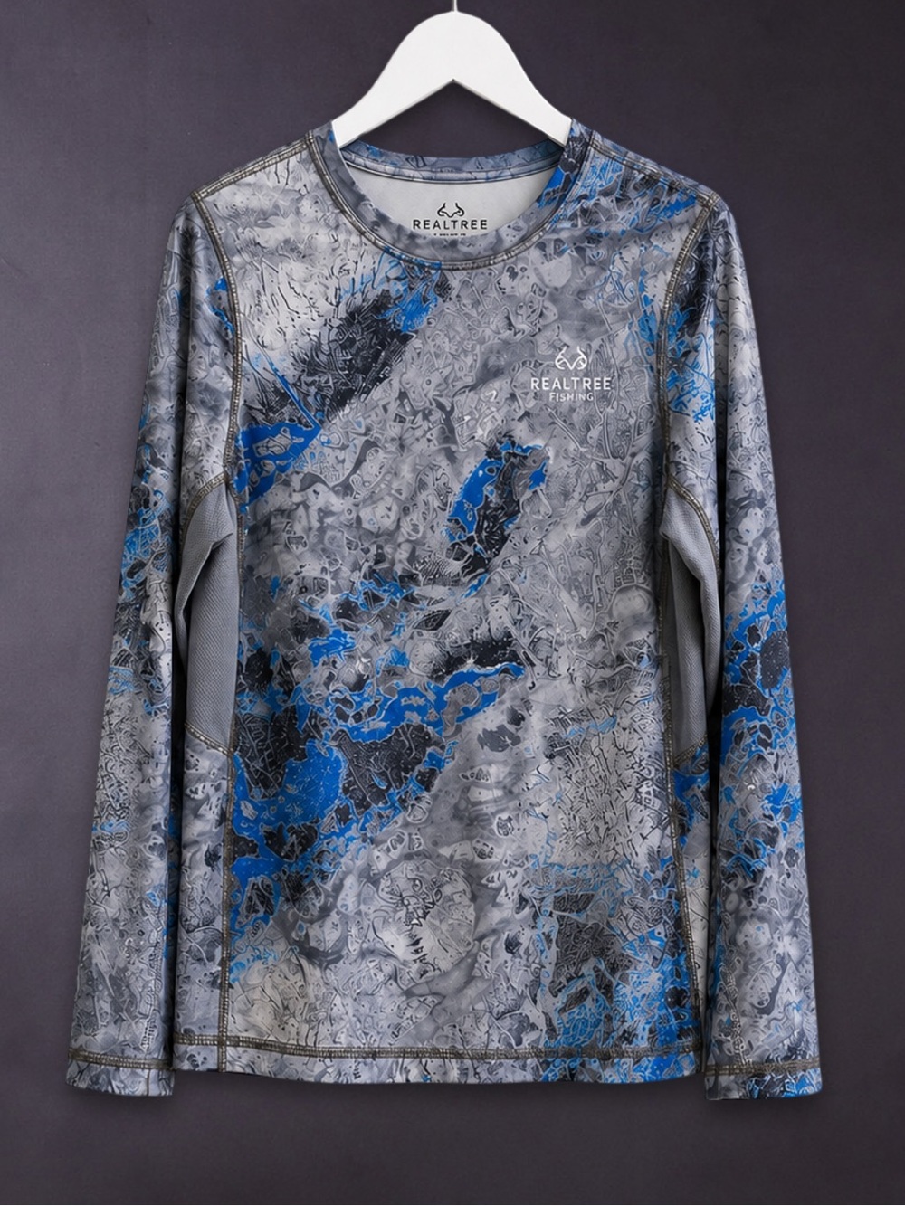 Realtree Fishing Boys Large Performance Long Sleeve Shirt Camo UPF